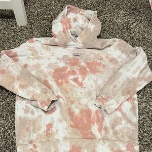 Nike Rose and Cream Tie-Dye Hoodie